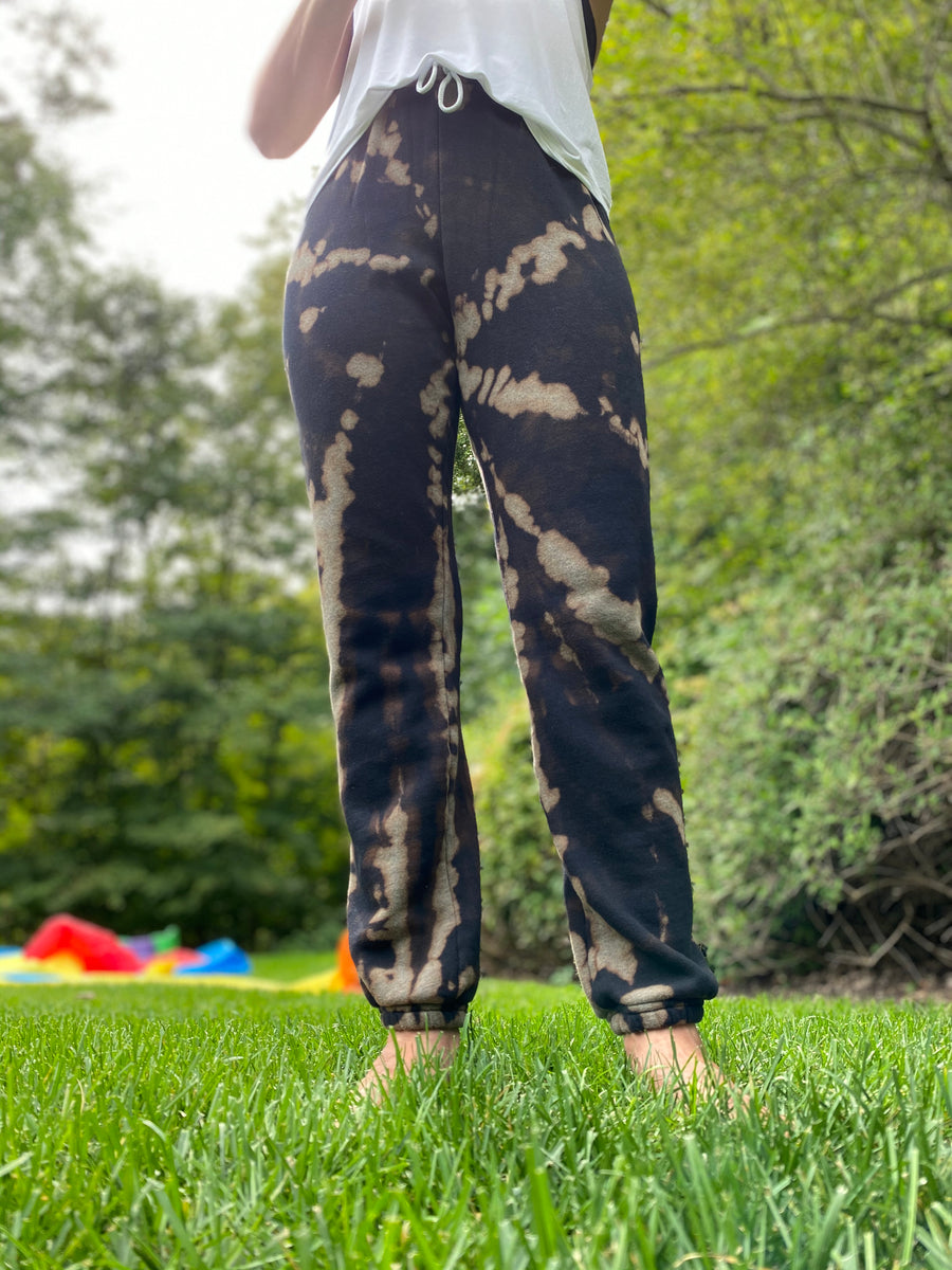 Bleached sweatpants online diy